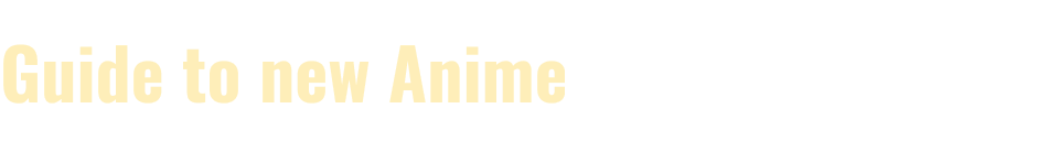 Fall Anime