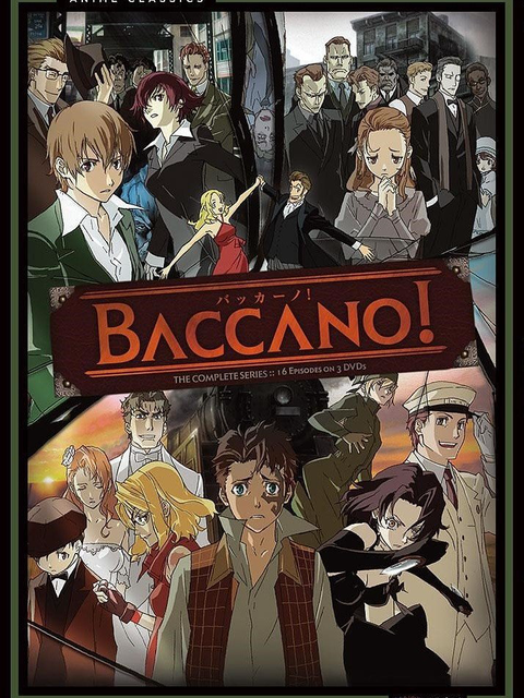 🏷️nome do anime: Baccano✒️Episódios: 16📋 Lançamento: 2007📎Gênero: m