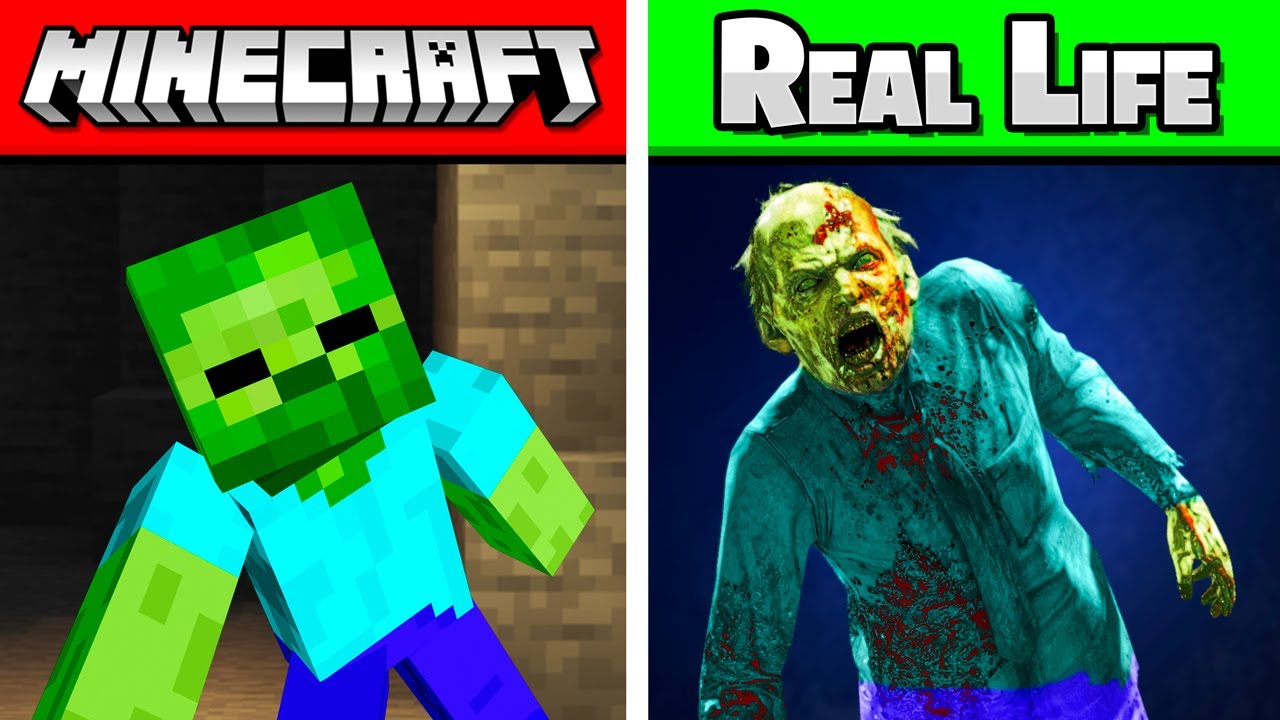 zombie minecraft real life