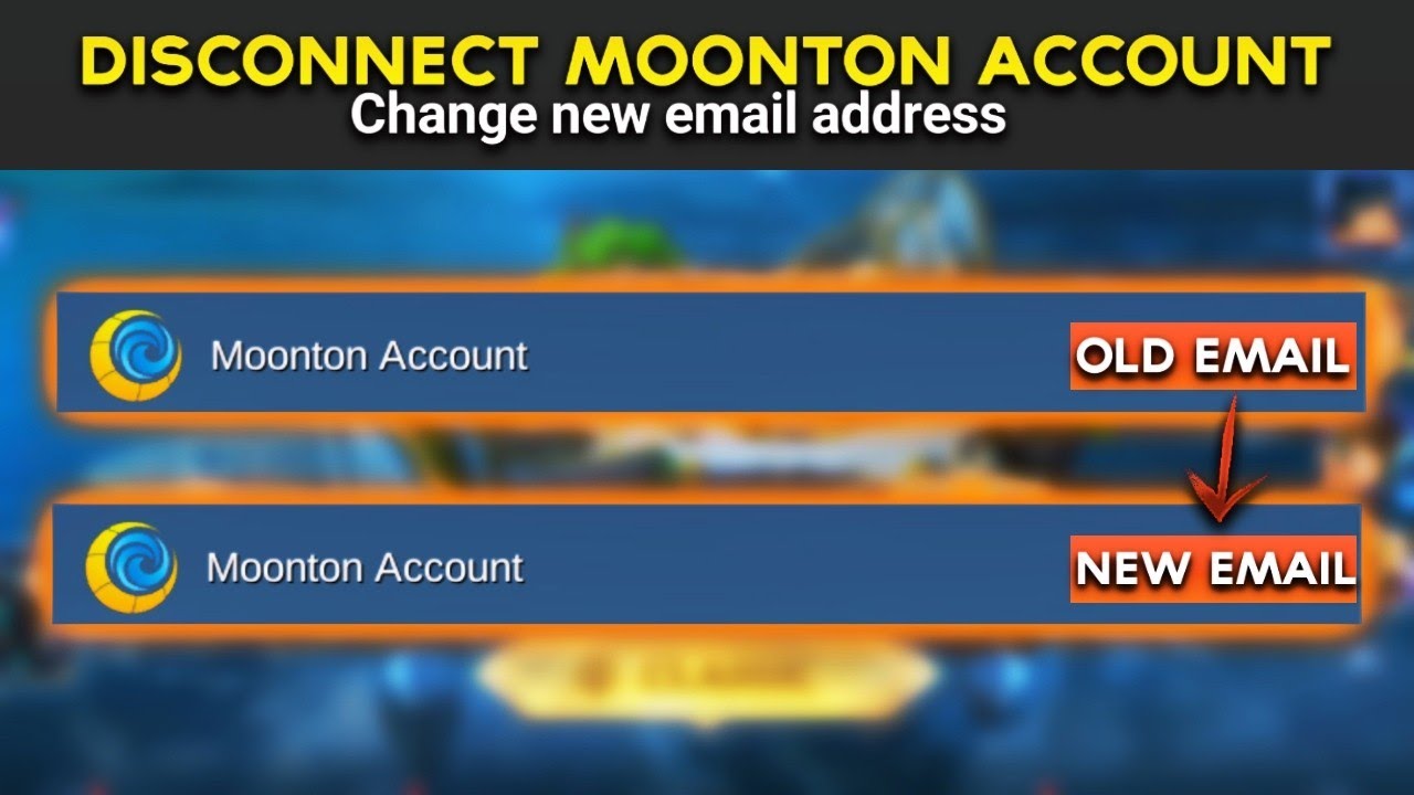 Disconnect/Change Email Moonton account hacked & lost Moonton