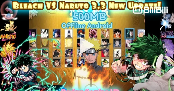 MUGEN DUBLADO EM BR, PARA ANDROID CROSSOVER ( BLEACH VS NARUTO) 