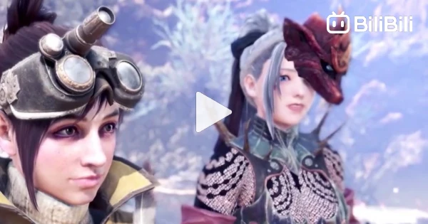 Monster Hunter world mod cute pinch face, hairstyle and beauty - BiliBili