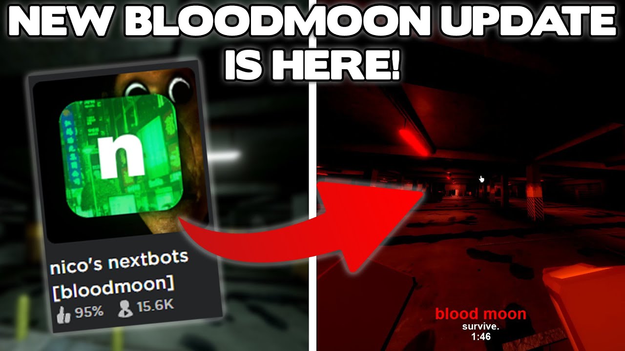 Roblox Nico's Nextbots Bloodmoon Update 