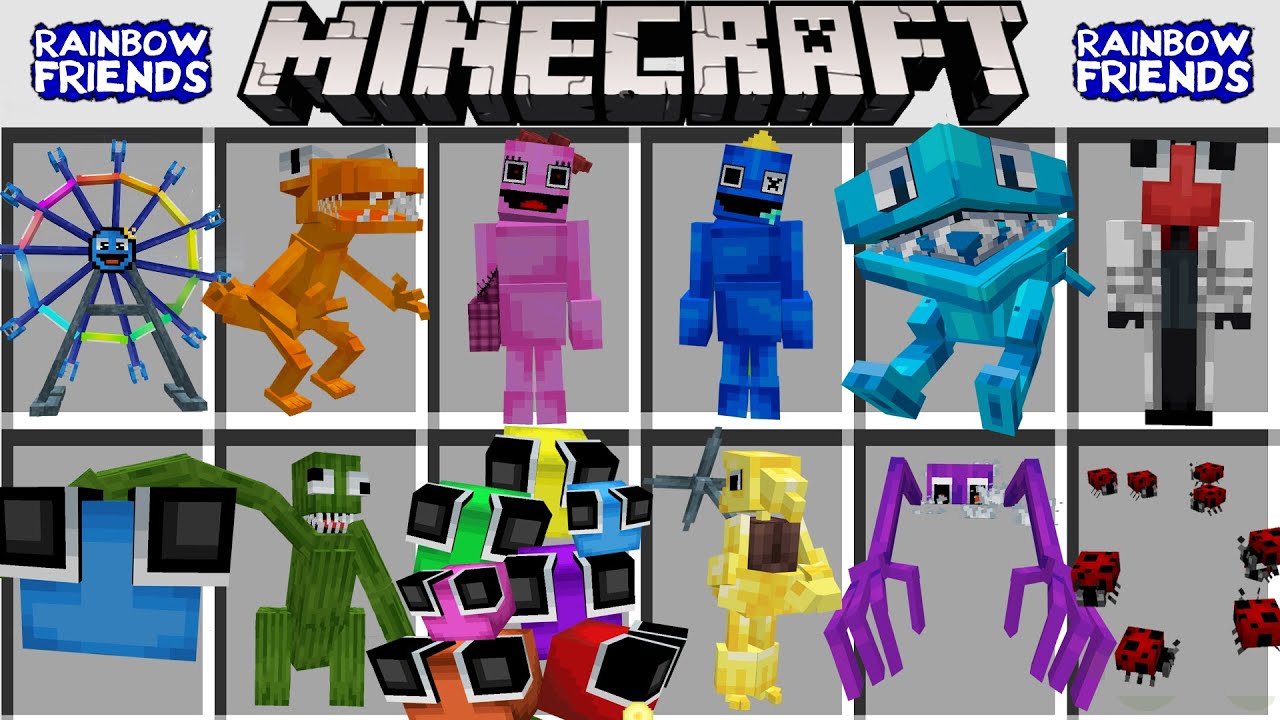 Purple (Rainbow Friends) Minecraft Mob Skin