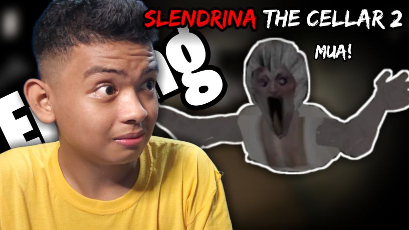 pertama kali nya kita main SLENDRINA game hantu