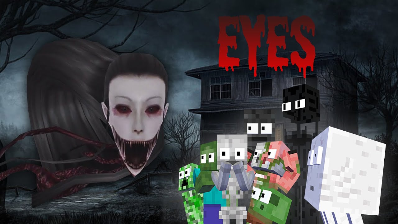 Monster School: Eyes The Horror Game Challenge - Minecraft Animation 