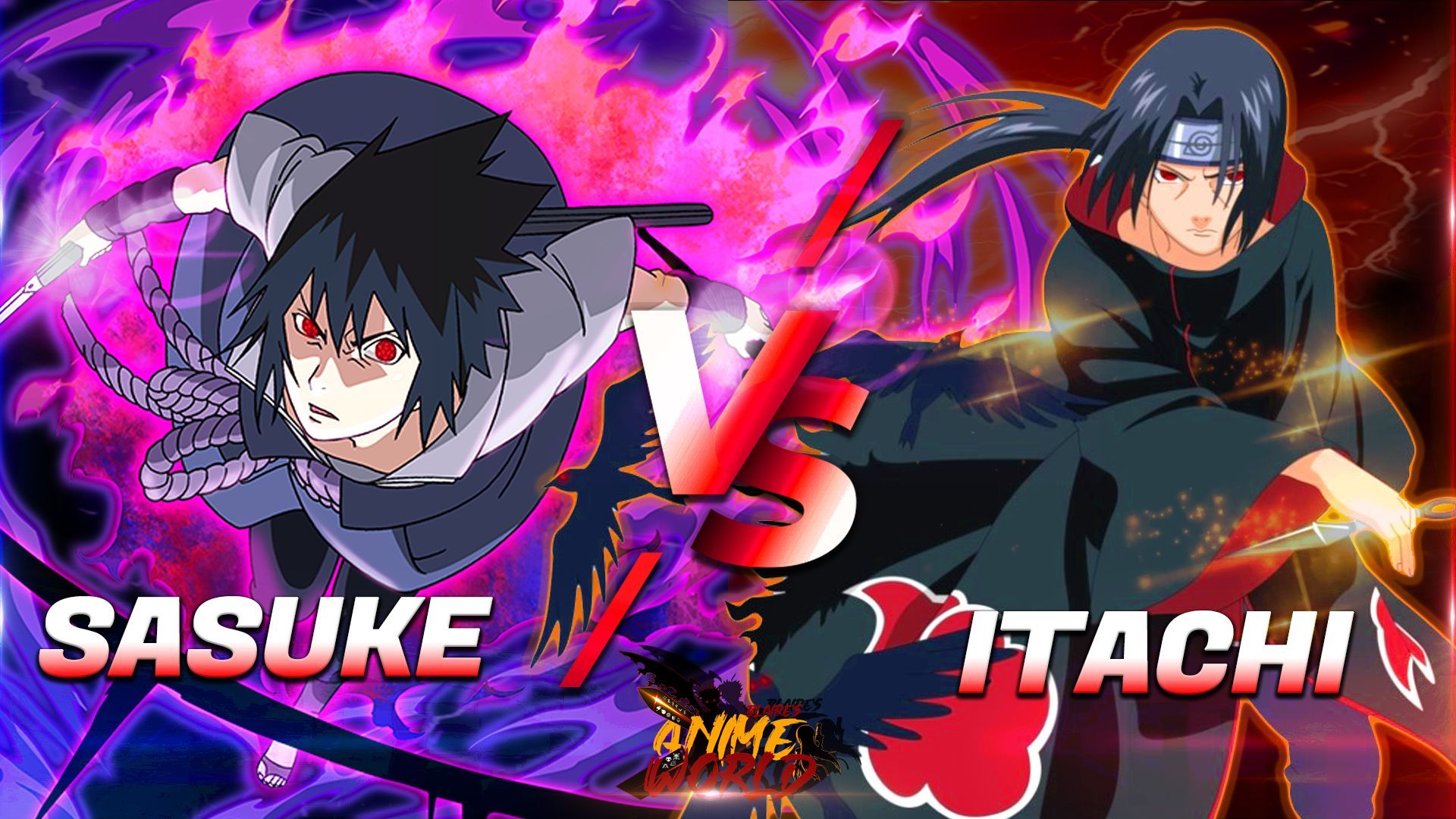 Naruto vs Sasuke Full Fight - BiliBili