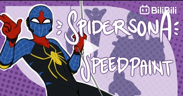 Spidersona Speedpaint] SpiderJam coming through!! - BiliBili