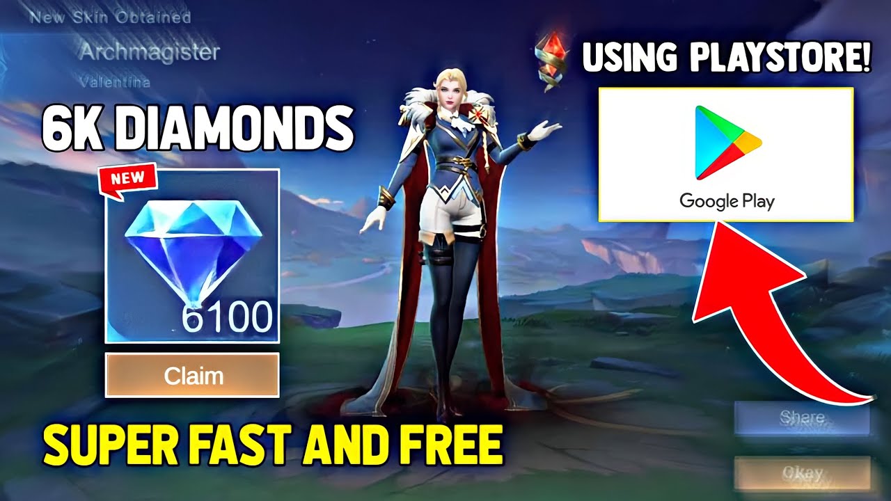 mobile legends free skin and diamonds / X