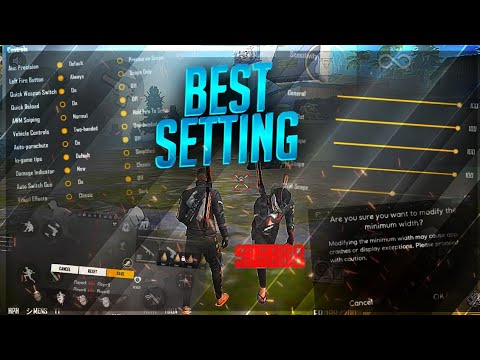 AUTO HEADSHOT SETTINGS 🔥  FREE FIRE MAX HEADSHOT SETTING