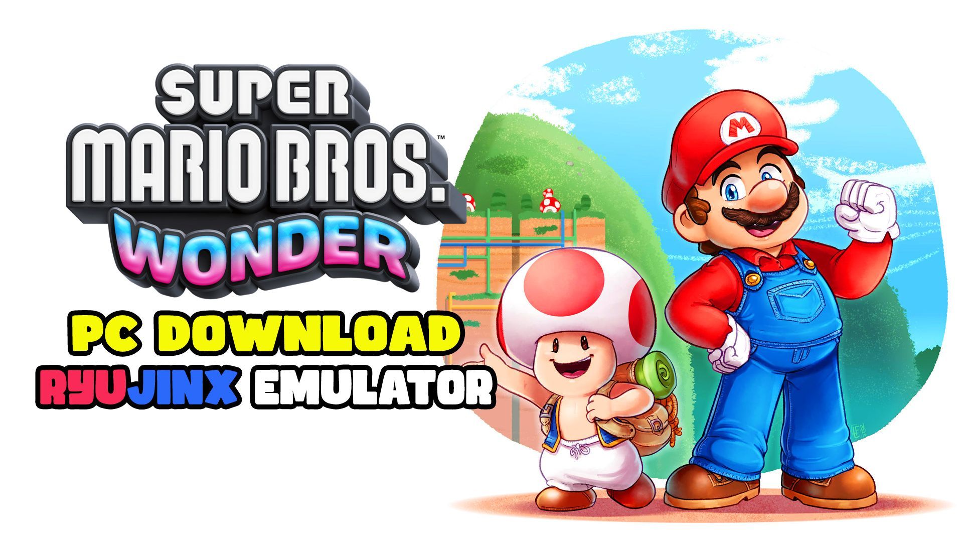 Super Mario Wonder is (already) playable on PC through Ryujinx