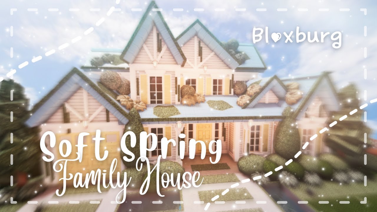 Roblox, Bloxburg: Soft 2 Story Family House, House Build 