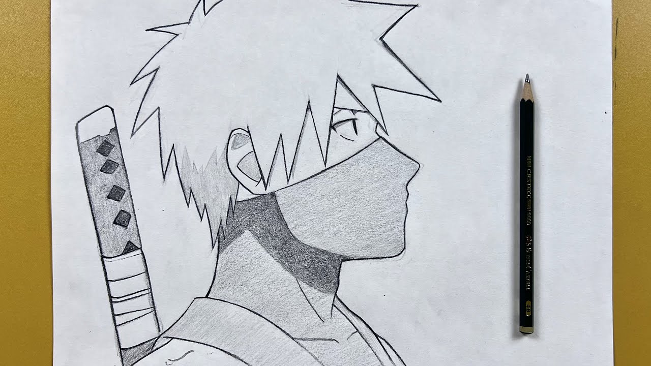 Kakashi Icon di 2023  Sketsa anime, Sketsa