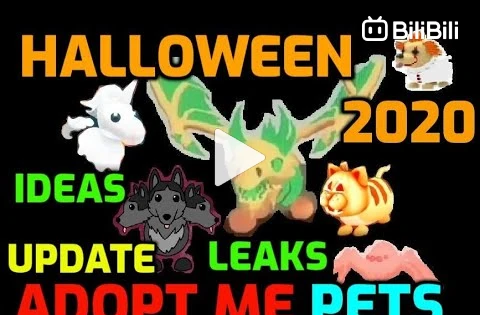 ADOPT ME HALLOWEEN 2020 UPDATE PETS, IDEAS, LEAKS & CONCEPTS FROM FANS (HALLOWEEN  ADOPT ME 2020) - BiliBili