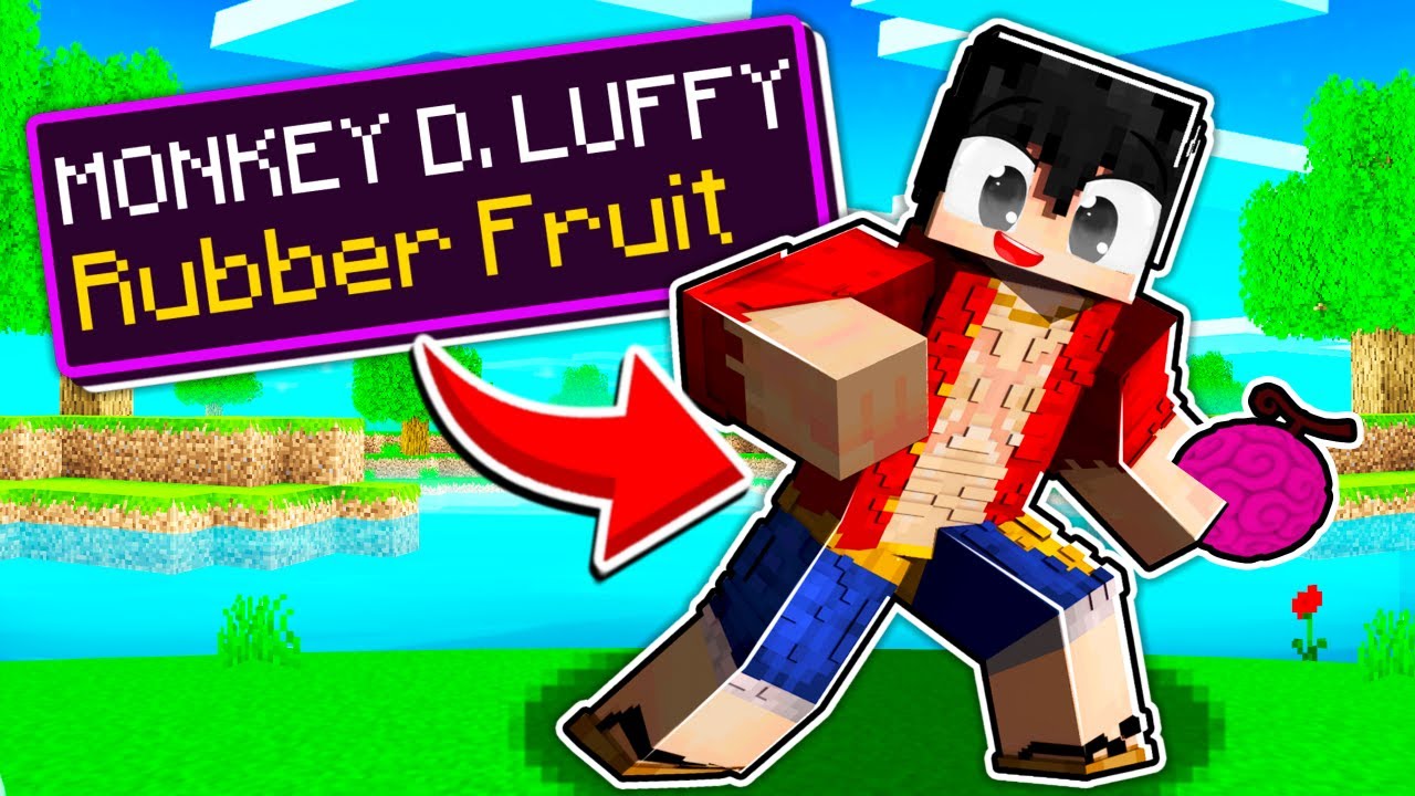 Becoming LUFFY in HARDCORE Minecraft One Piece Mod - BiliBili