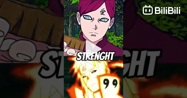 Who is strongest  Naruto vs Gaara - BiliBili