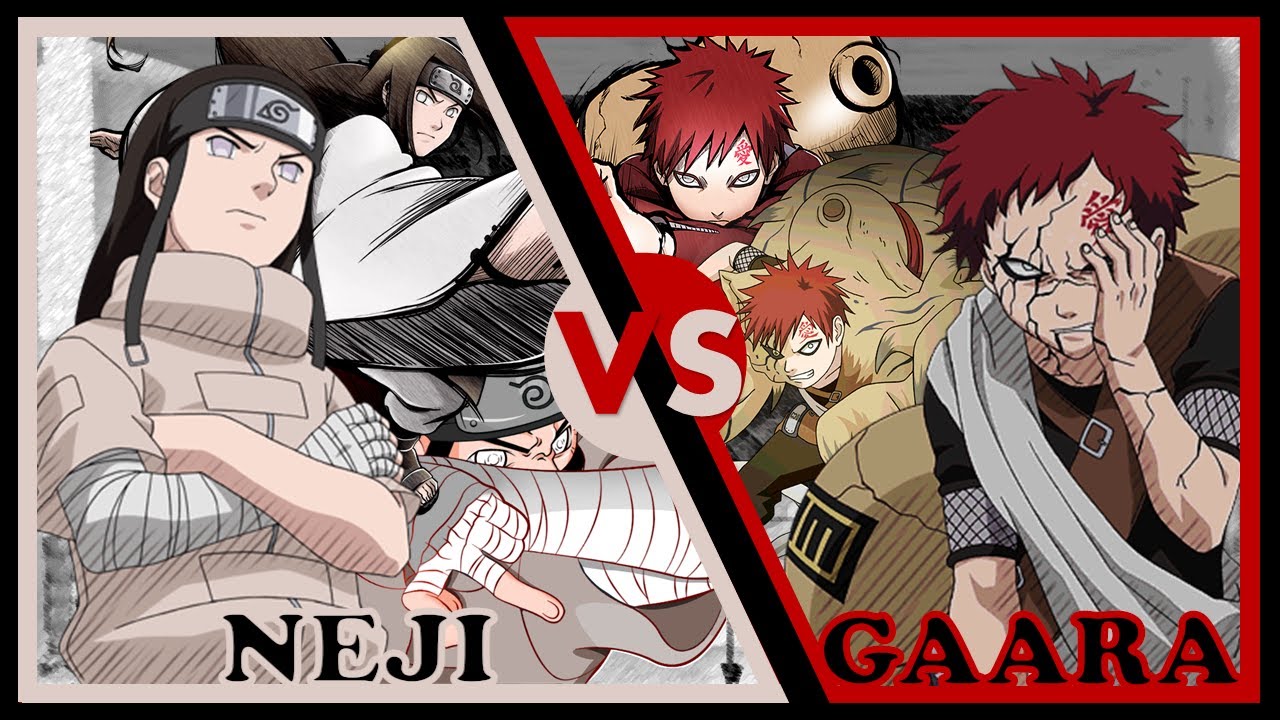 Naruto VS Gaara Full Fight HD - BiliBili