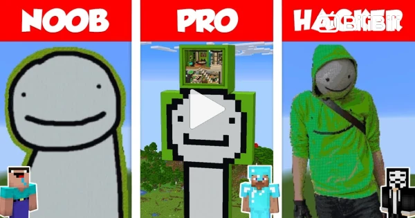 Minecraft NOOB vs PRO vs HACKER : FAMILY HOUSE CHALLENGE in minecraft /  Animation 