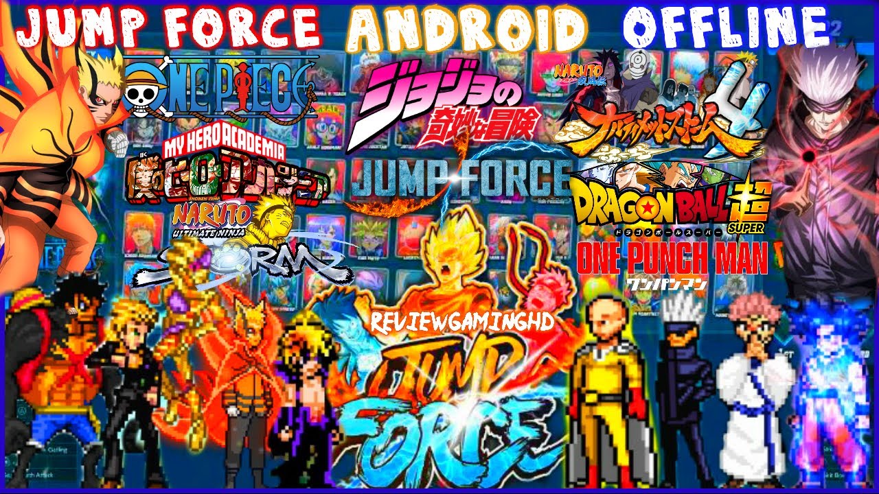 JUMP FORCE MUGEN ANDROID 2022, FULL 230 KARAKTER