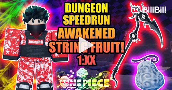 Awakened String Fruit Solo Maze Speedrun in A One Piece Game - BiliBili