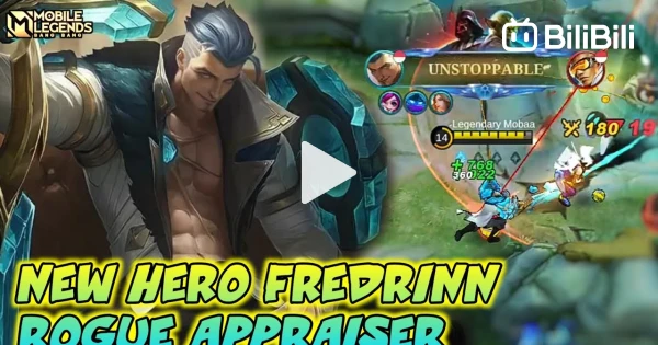 Fredrinn Mobile Legends , Next New Hero Fredrinn Gameplay - Mobile Legends  Bang Bang - BiliBili