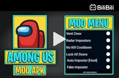 Among Us 6 Mod Menu Android/iOS - Always Imposter Hack - No Kill Cooldown - Among  Us Hack Mod Menu - BiliBili