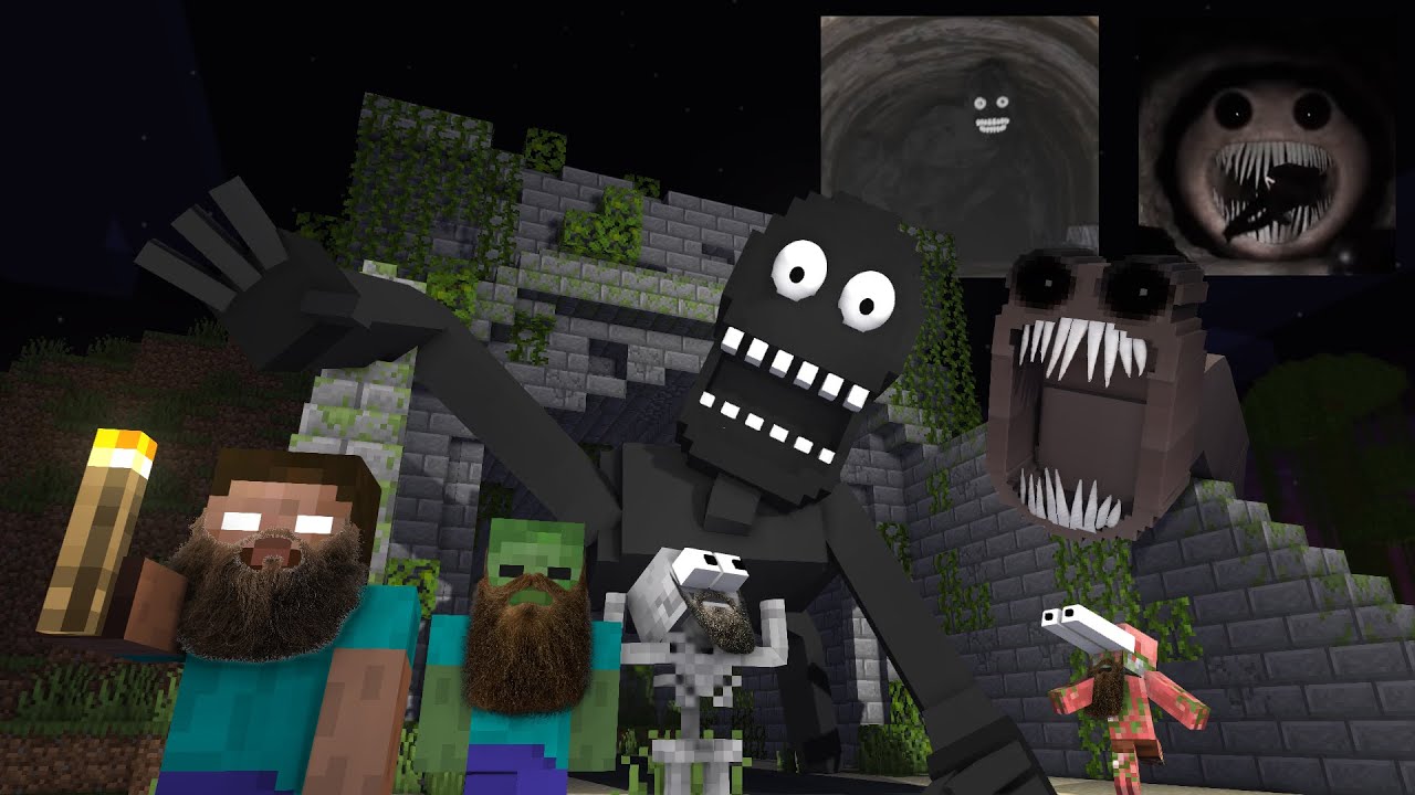 Monster School: Eyes The Horror Game Challenge - Minecraft Animation 