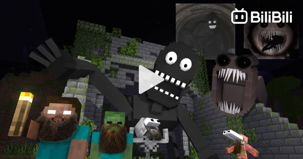 Monster School : GHOSTFACE SCREAM FUNNY HORROR CHALLENGE - Minecraft  Animation - BiliBili
