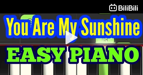 you are my sunshine sheet music for kids