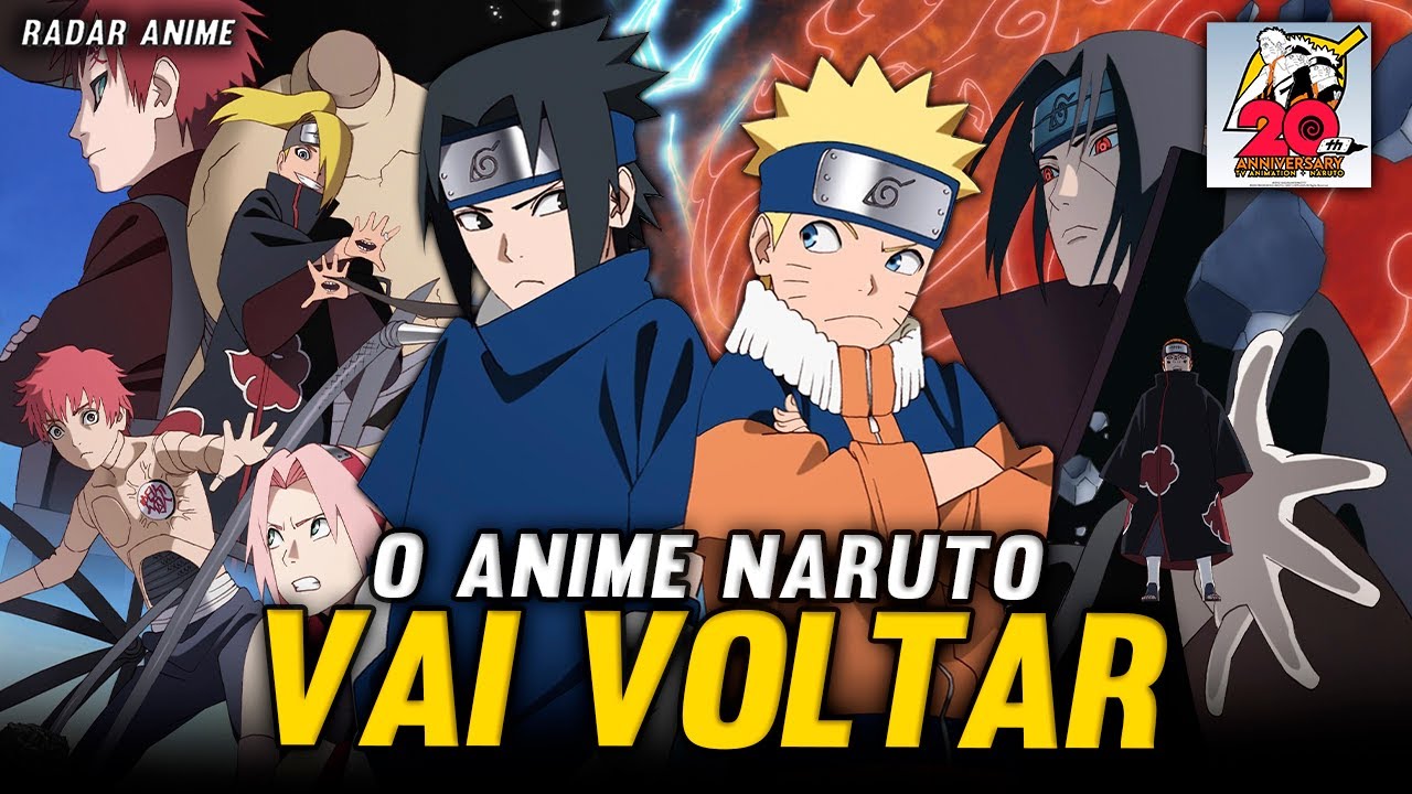 CONFIRMADA A VOLTA DO ANIME NARUTO AINDA PARA ESTE ANO! - BiliBili