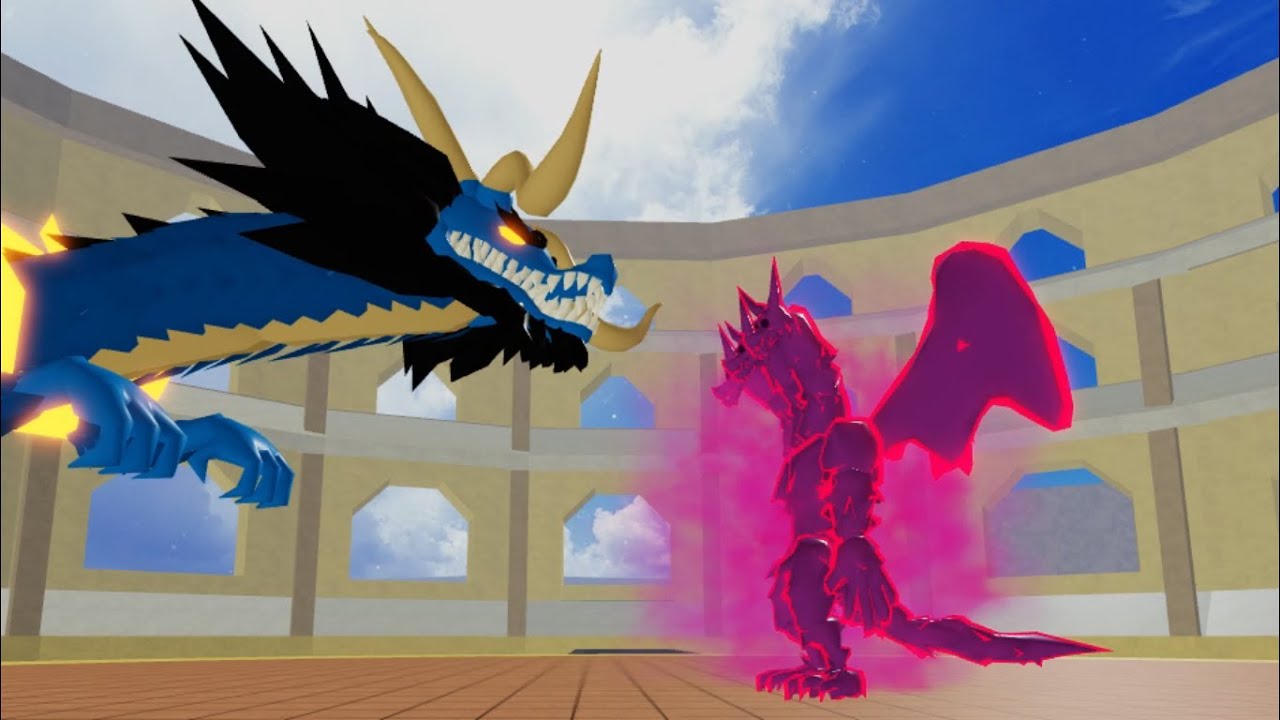 King Piece Dragon revamp Vs Blox fruits Dragon