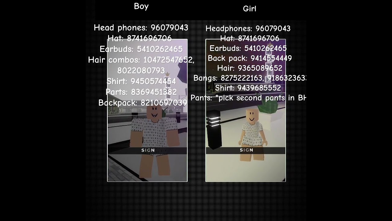 Shirts & Pants Roblox ID - Roblox music codes