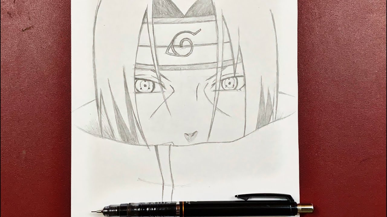 Itachi Uchiha Drawing - How To Draw Itachi Uchiha Step By Step