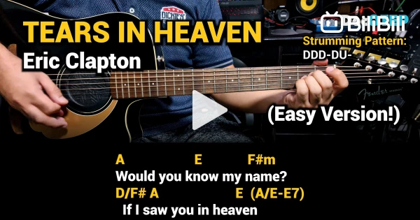 Eric Clapton - Tears in Heaven  Fingerstyle Acoustic Guitar 