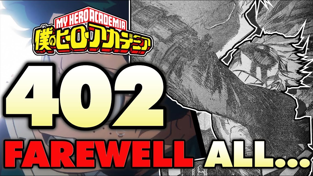 PAALAM NA SYMBOL OF PEACE!  My Hero Academia 402 Full Chapter Review -  BiliBili