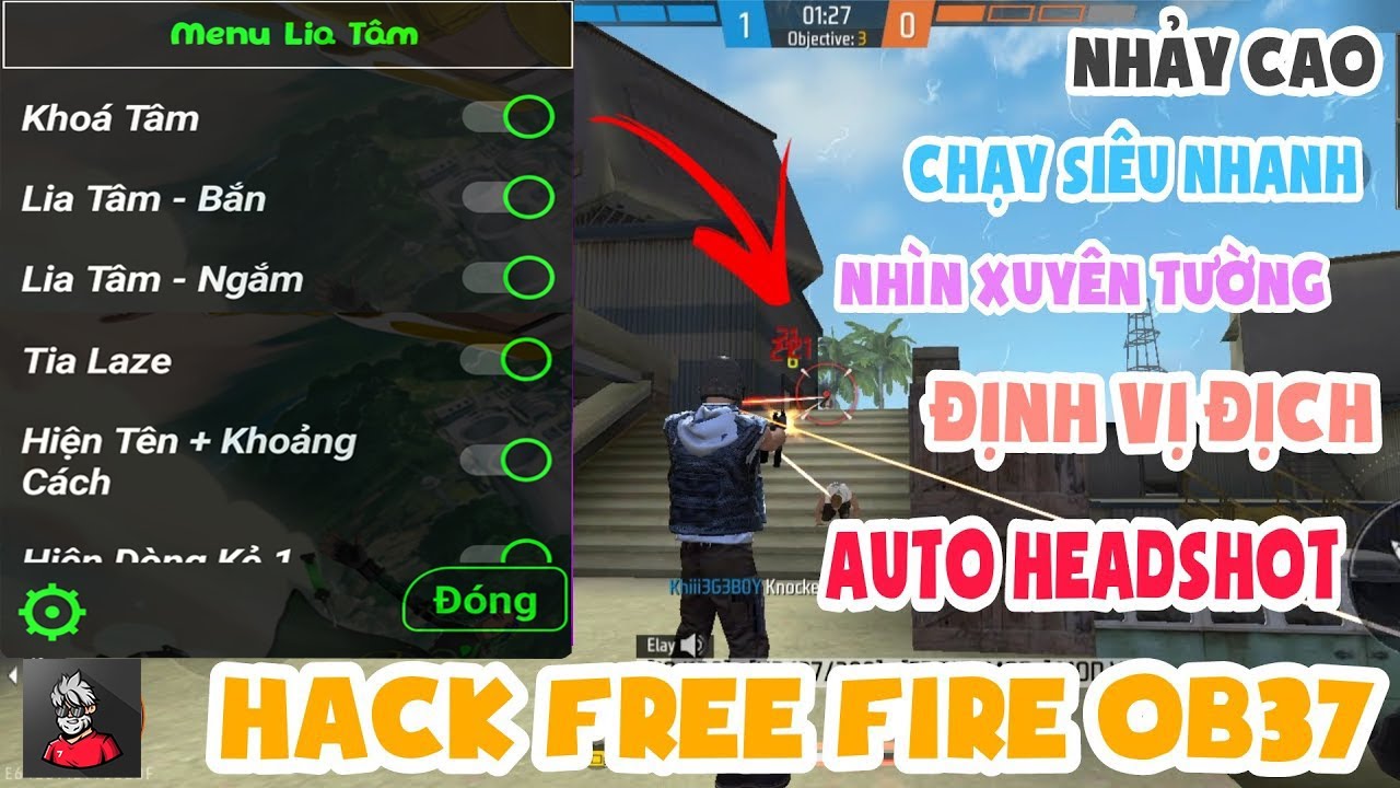 Hướng Dẫn Hack Free Fire Max 2.68.X OB31 IOS ( Menu DL )