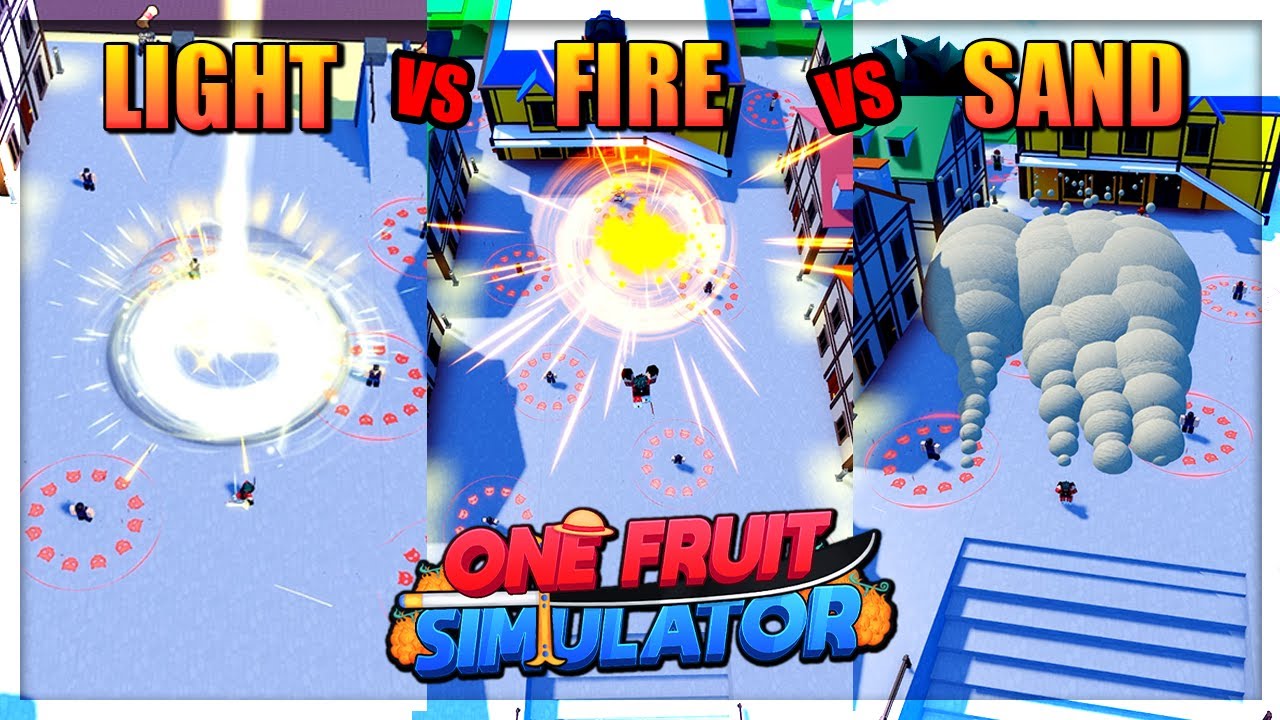 Showcase Light Fruit  One Fruit Simulator 