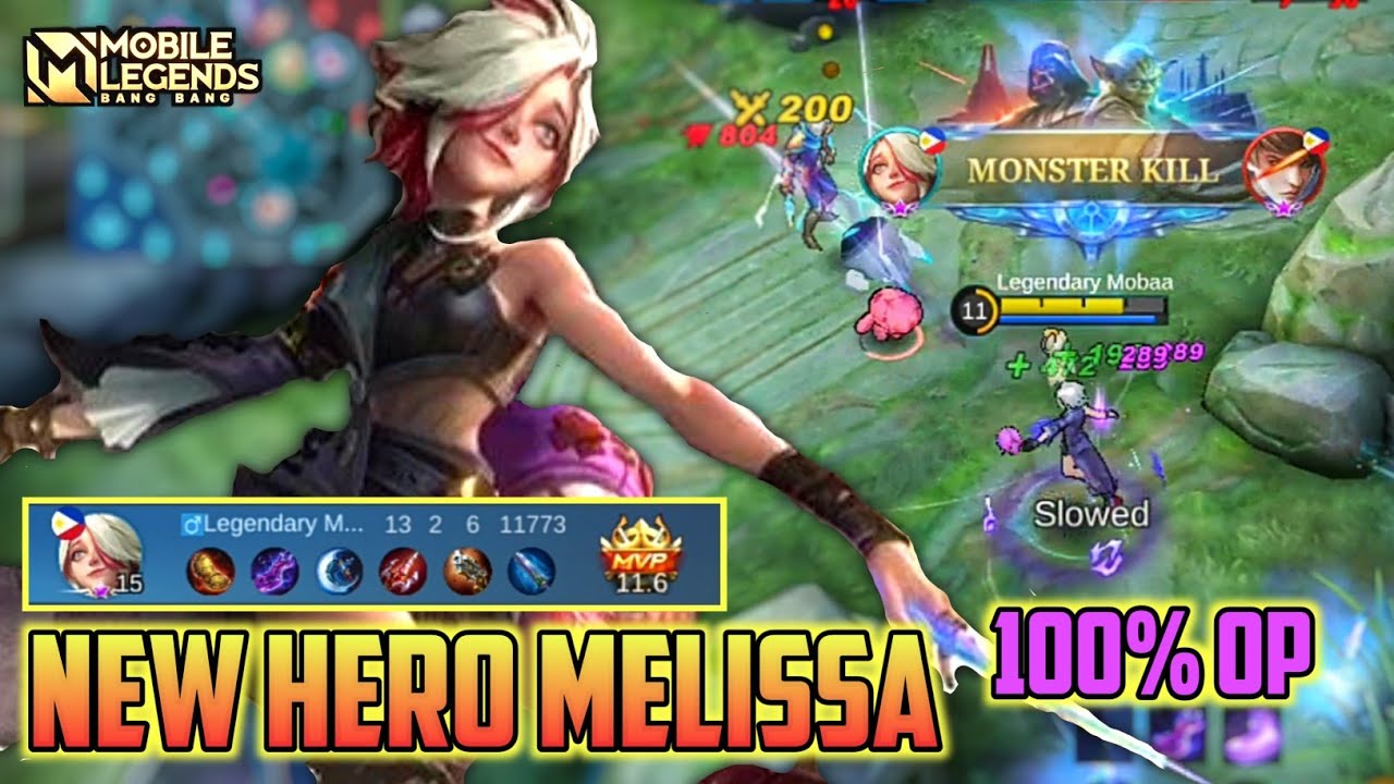 Melissa Mobile Legends , New Hero Melissa Gameplay - Mobile Legends Bang  Bang - BiliBili