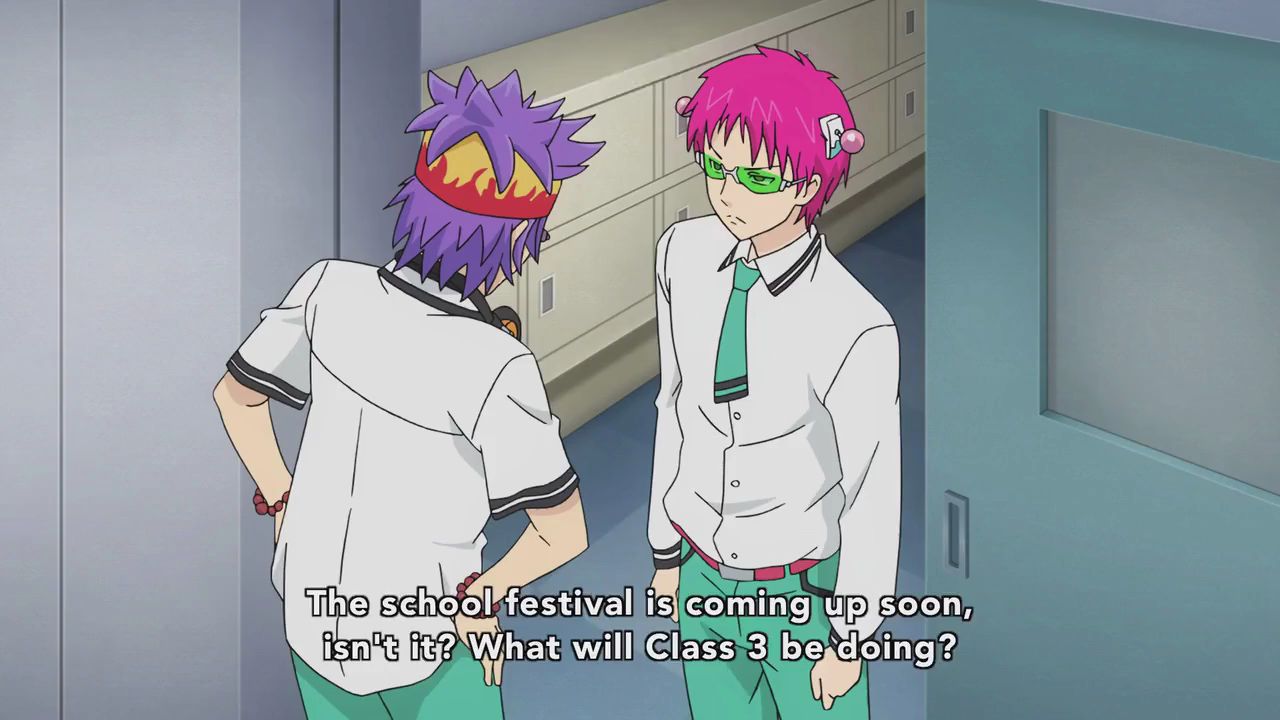 Watch The Disastrous Life of Saiki K. · Season 1 Episode 15 · Which Idea  Will Be Picked?! School Festival Planning + Sing! Reita's Recital! + PK  Academy School Festival Full Episode Free Online - Plex