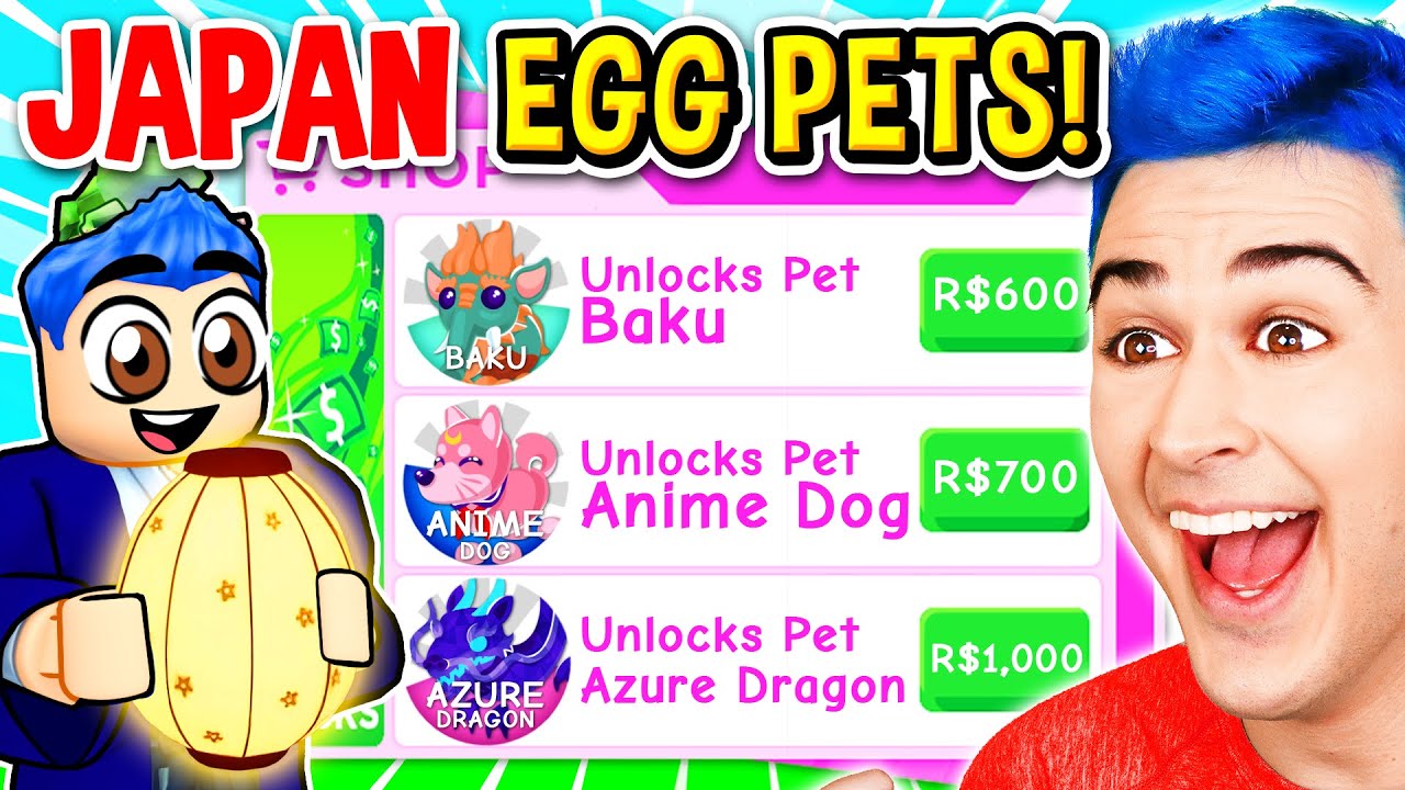 Trading *EVERY JAPAN EGG PET* In Adopt Me Roblox !! Adopt Me Trading *JAPAN  UPDATE* Pets - BiliBili