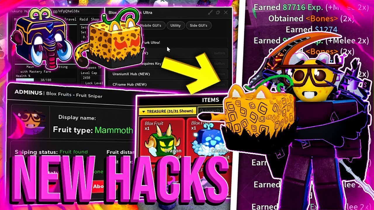 👻GHOST] Roblox Blox Fruits Script Hack : Auto Leviathan Farm