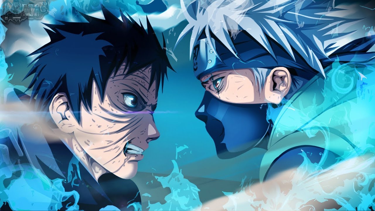 Naruto Shippuden: Kakashi Hatake vs. Obito Uchiha Full Fight (Eng