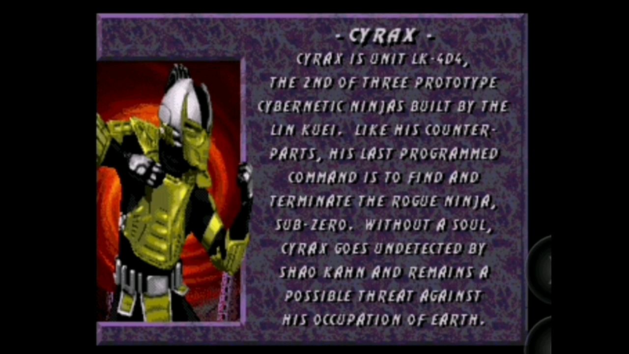 Ending for Mortal Kombat 3-Sub-Zero (Super NES)