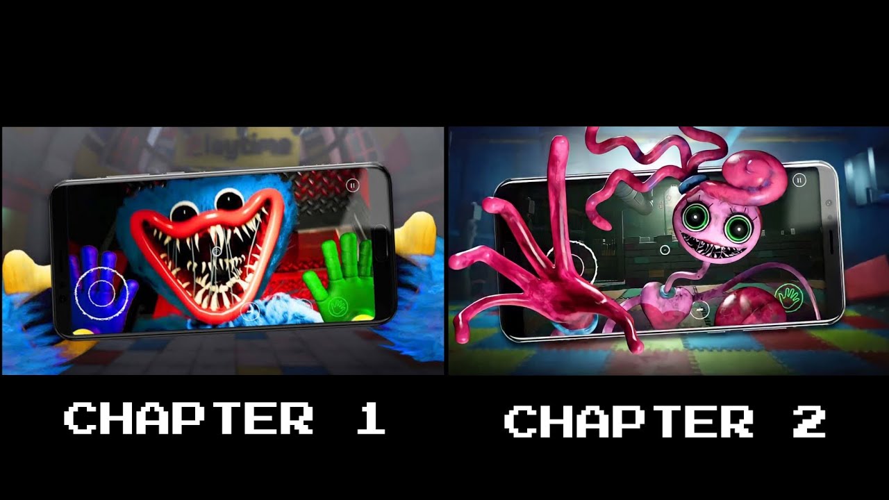 Poppy Playtime Chapter 1 Vs Chapter 2 Vs Project Playtime Trailer  Comparison 