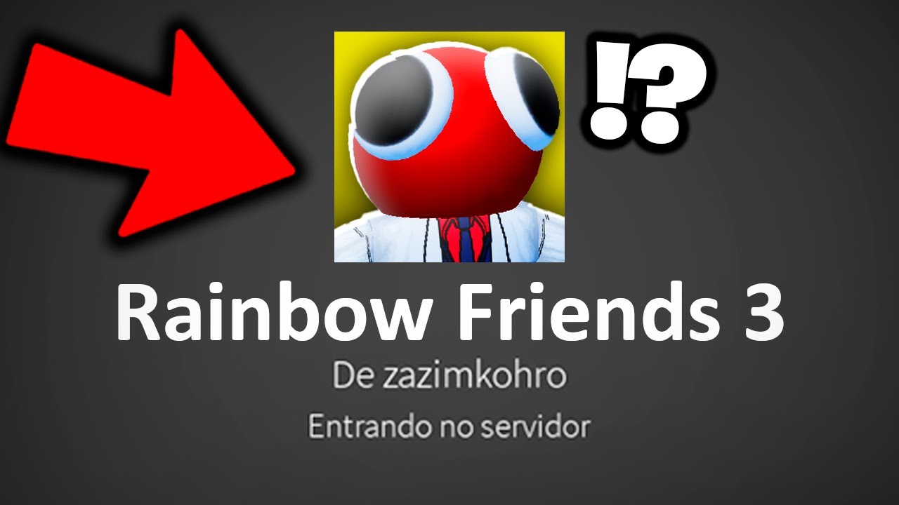 Rainbow Friends purple and red, Roxo x Vermelho