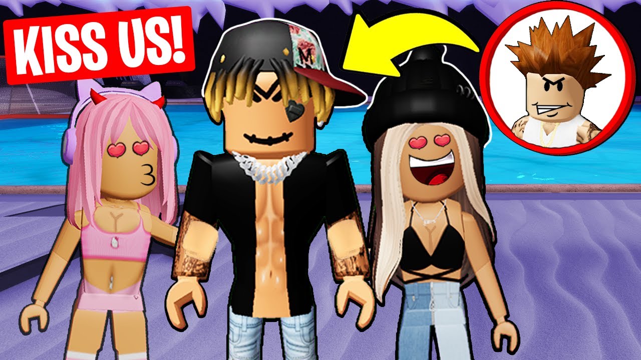 pretending to be a slender boy in ROBLOX BROOKHAVEN RP! 