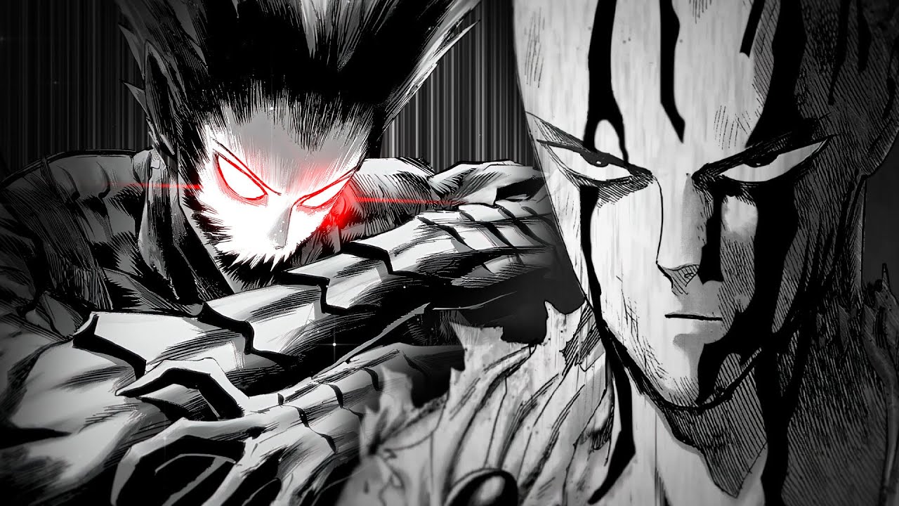 GAROU TRANSFORMS But Saitama DESTROYS Garou's Arm! One Punch Man - BiliBili