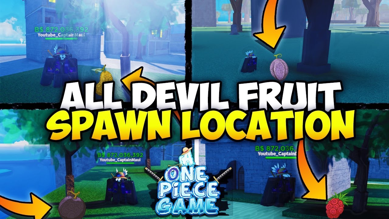 How to Find All Fruit Spawn Locations in Sea 1 - Blox Fruits 