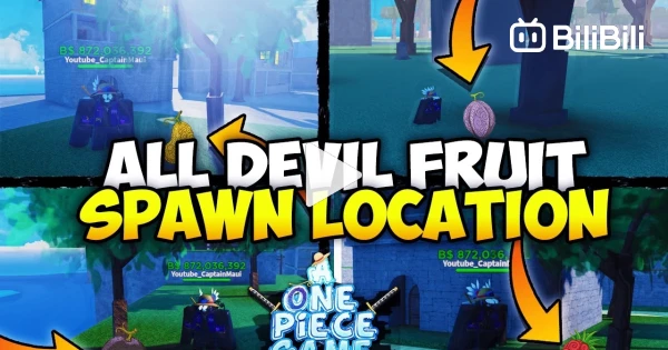 How to Find All Fruit Spawn Locations in Sea 1 - Blox Fruits 