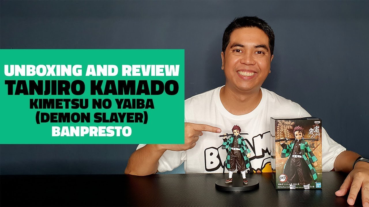 MUITO BARATO FIGURA DE TANJIRO ACTION FIGURE DA COLEÇÃO DEMON SLAYER  [KIMETSU NO YAIBA] UNBOXING 